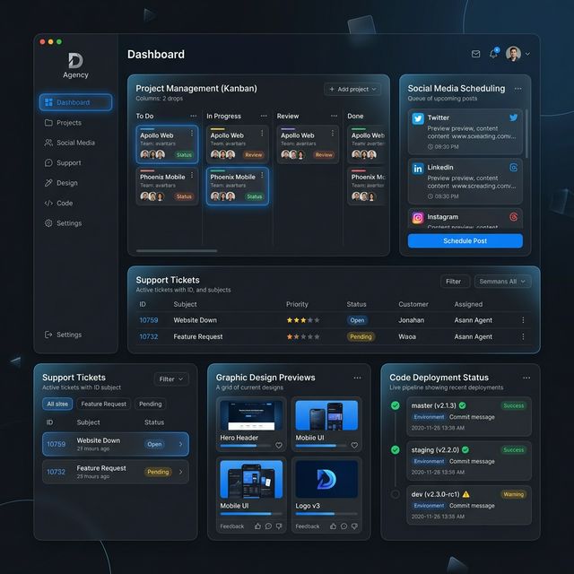 Infotechnologist Agency Dashboard